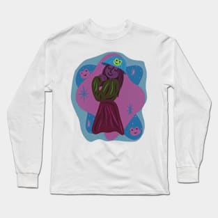 Frog Girl #1b Long Sleeve T-Shirt